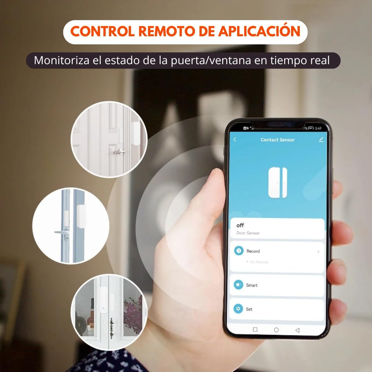 SENSOR DE PUERTA Y VENTANA WIFI CON ALERTA