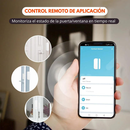 SENSOR DE PUERTA Y VENTANA WIFI CON ALERTA