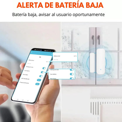 SENSOR DE PUERTA Y VENTANA WIFI CON ALERTA