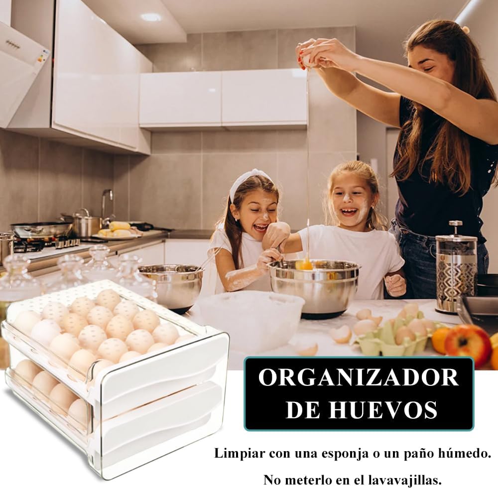 ORGANIZADOR DE HUEVOS  DE 2 NIVELES