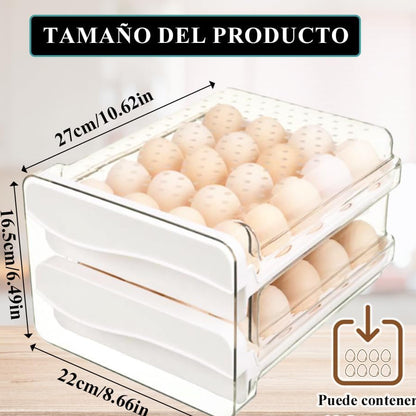 ORGANIZADOR DE HUEVOS  DE 2 NIVELES