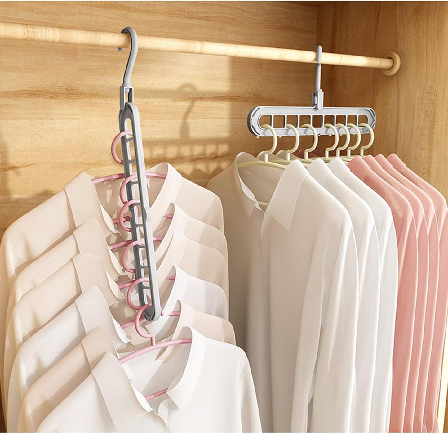 GANCHO DE ROPA MULTIFUNCIONAL (2 PCS)
