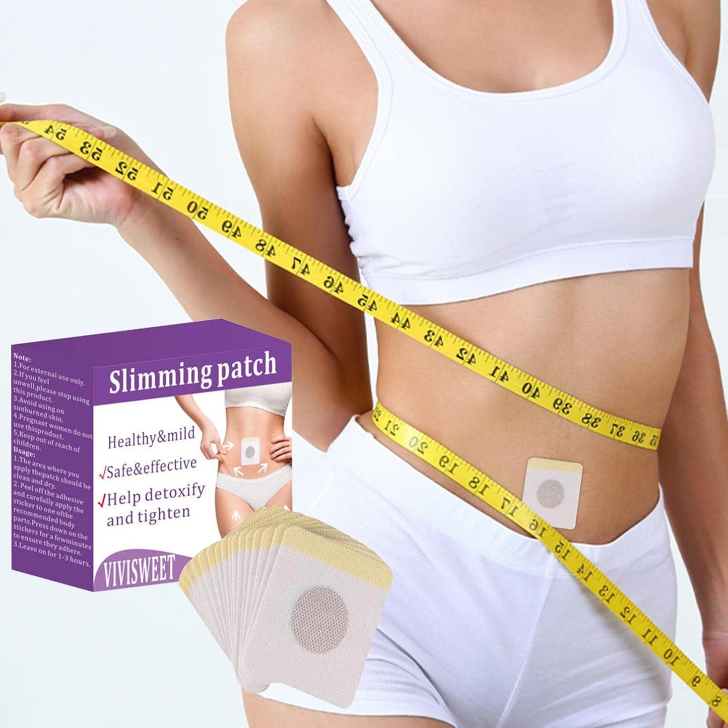 30 PARCHES PARA CELULITIS CON COMPONENTES NATURALES