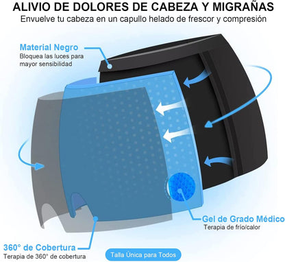 BANDA DE GEL PARA MIGRAÑA Y ESTRES