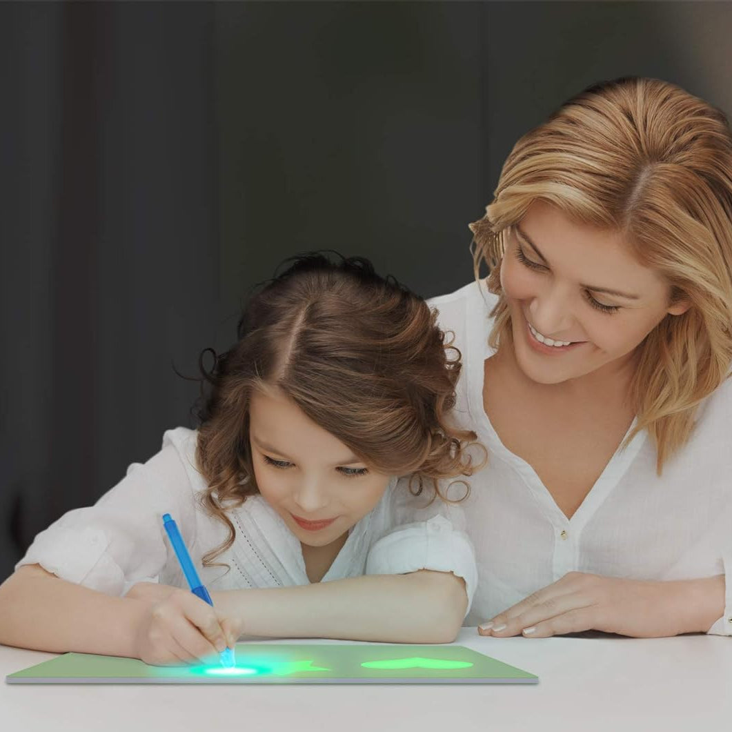 TABLETA MÁGICA CON LUZ PARA NIÑOS