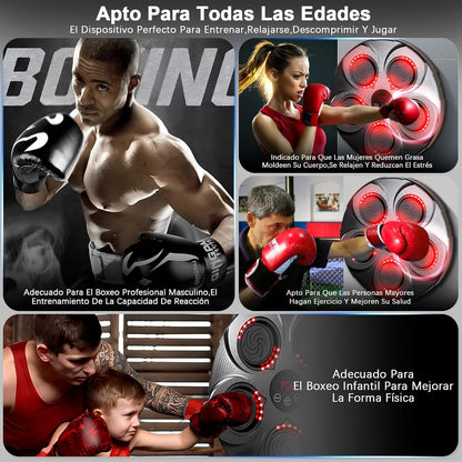EQUIPO DE BOXEO CON MÚSICA