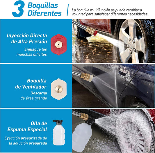 HIDROLAVADORA DE LAVADO DE ALTA PRESIÓN  PORTÁTIL 48V