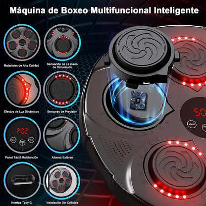 EQUIPO DE BOXEO CON MÚSICA