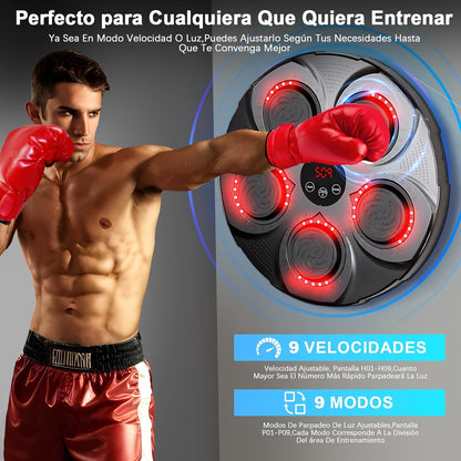 EQUIPO DE BOXEO CON MÚSICA