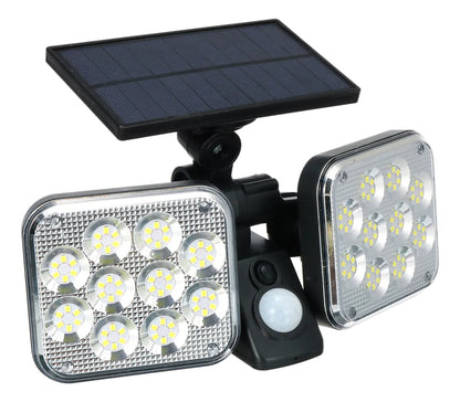LÁMPARA PARA EXTERIORES CON PÁNEL SOLAR