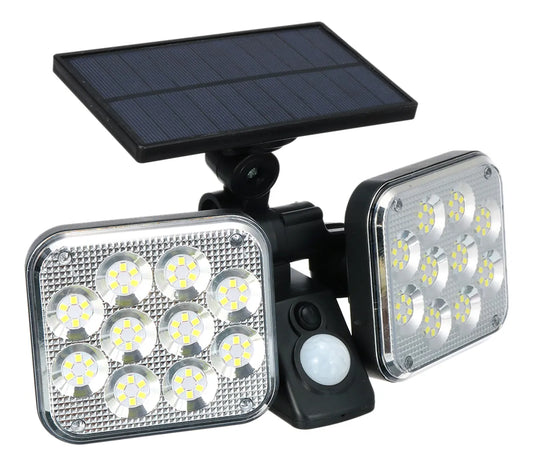 LÁMPARA PARA EXTERIORES CON PÁNEL SOLAR