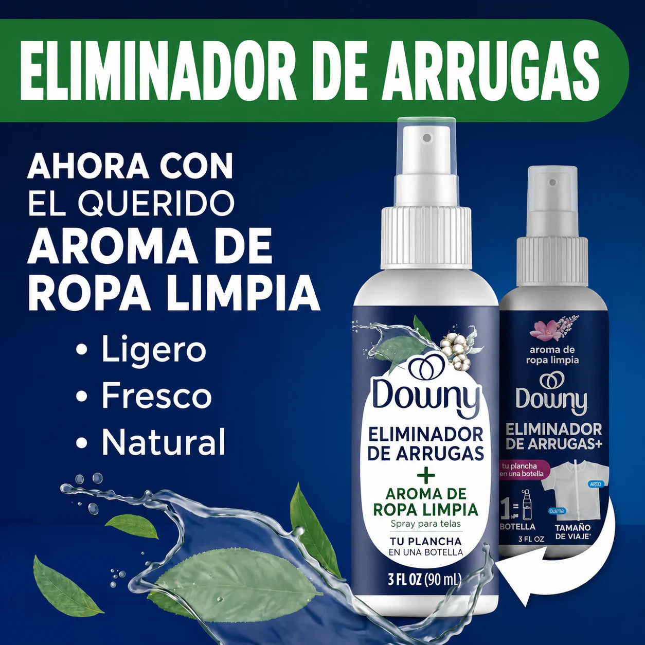 2 DOWNY ELIMINADOR DE ARRUGAS (2 PCS) 90ML