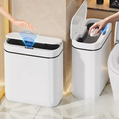 BASURERO OVALADO INTELIGENTE CON SENSOR 18L