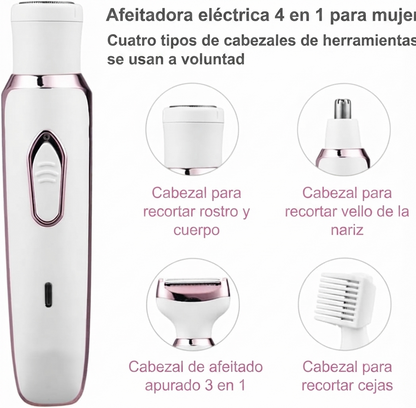 DEPILADORA FEMENINA 4 EN 1