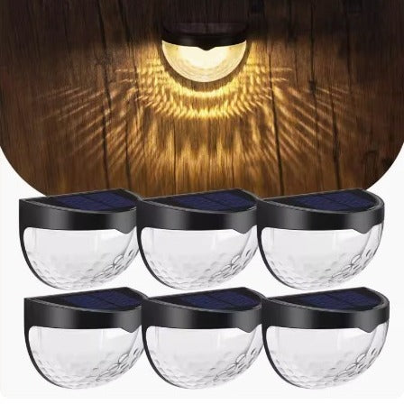 LAMPARA SOLAR PARA EXTERIOR SEMICIRCULAR (2PCS)