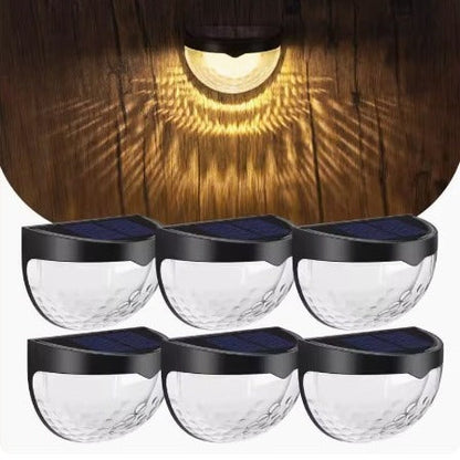 LAMPARA SOLAR PARA EXTERIOR SEMICIRCULAR (2PCS)