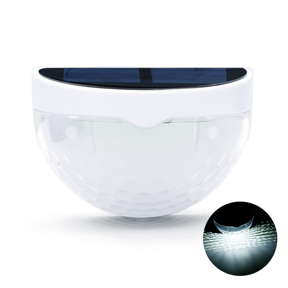 LAMPARA SOLAR PARA EXTERIOR SEMICIRCULAR (2PCS)