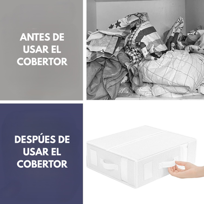 COBERTOR Y ORGANIZADOR DE EDREDONES
