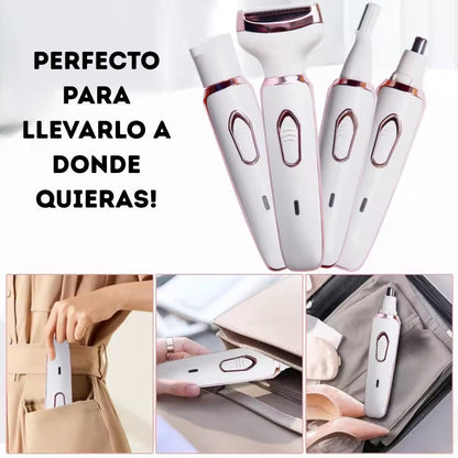 DEPILADORA FEMENINA 4 EN 1