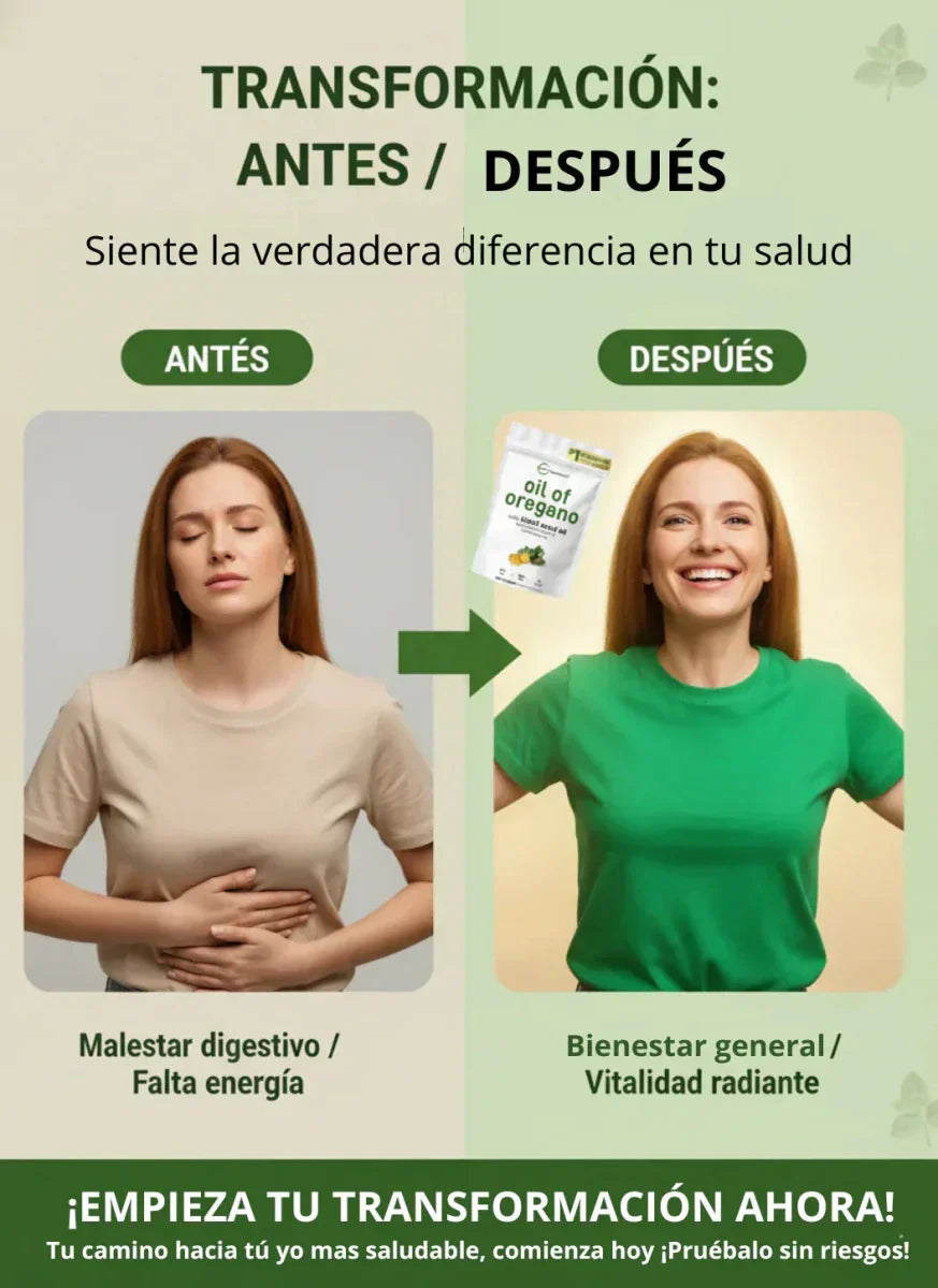 Aceite de Oregano - Detox Natural 60 caps - VitaFarma Guatemala