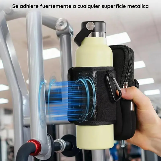 SOPORTE MAGNETICO PARA BOTELLAS DE GIMNASIO
