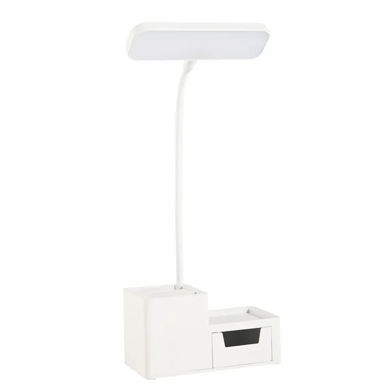 ORGANIZADOR DE ESCRITORIO CON LÁMPARA LED