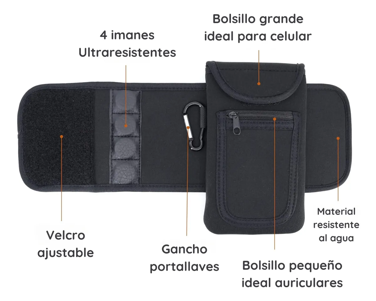 SOPORTE MAGNETICO PARA BOTELLAS DE GIMNASIO