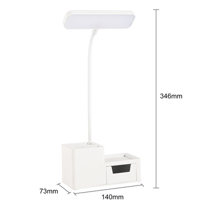 ORGANIZADOR DE ESCRITORIO CON LÁMPARA LED