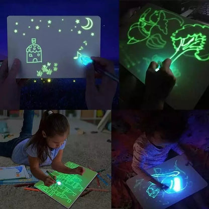 TABLETA MÁGICA CON LUZ PARA NIÑOS