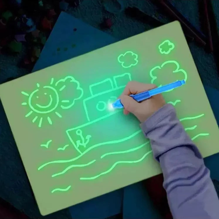 TABLETA MÁGICA CON LUZ PARA NIÑOS
